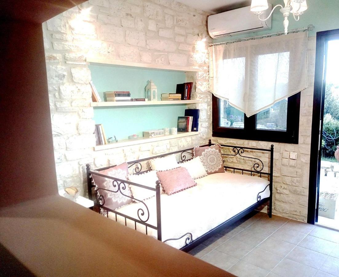 Stone Studio In Nature With View To Corfu Town! Evropouloi Kültér fotó