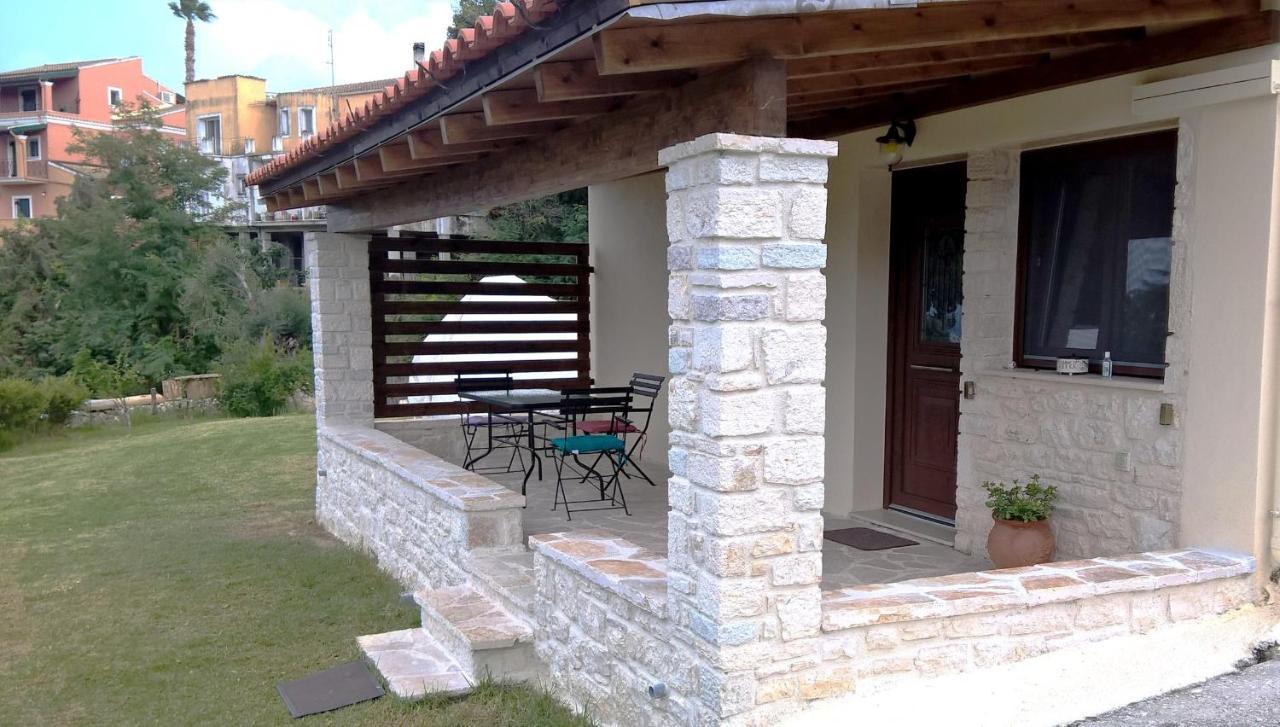 Stone Studio In Nature With View To Corfu Town! Evropouloi Kültér fotó